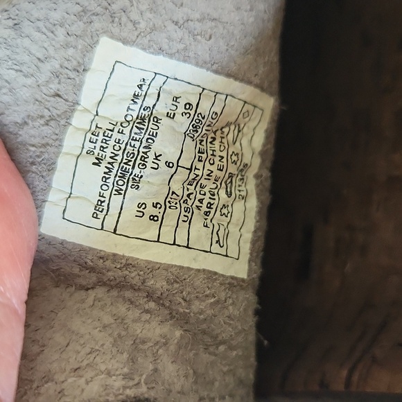 Merrell Women’s Sleet Gray Leather Oxford Sneaker Size 8.5 - Picture 11 of 12